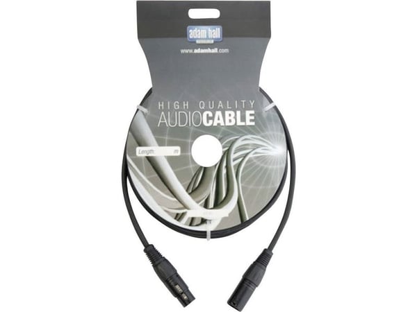 AH Cables KDMX3 DMX tilkoblingskabel [1x XLR-plugg - 1x XLR-tilkobling] 3,00 m