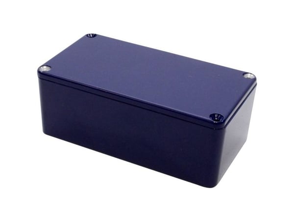 Hammond Electronics 1590BSCB universalhölje 112 x 60 x 38 gjutet aluminium blå 1 st