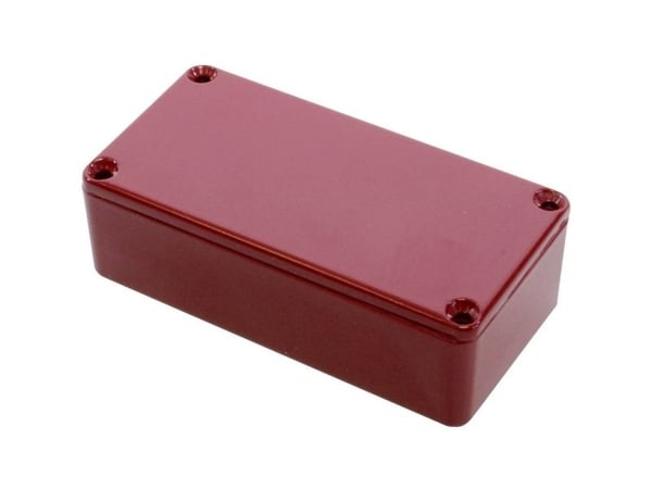 Hammond Electronics 1590G2RD universalkabinett 100 x 50 x 31, trykkstøpt aluminium, rød, 1 stk