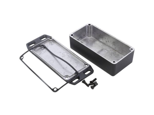 Hammond Electronics 1590WG2FLBK Yleiskaappi 100 x 50 x 31 Valettu alumiininen musta 1 kpl