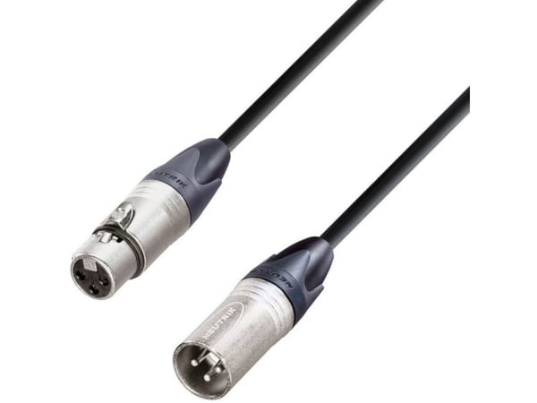 AH Cables KM3FMBLK XLR forbindelseskabel, 3,00 m, sort