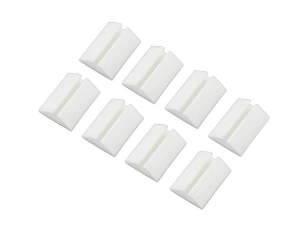 TRU COMPONENTS Kaapelipidike Itsekiinnittyvä 1571994 Bundle-Ø-alue 2,50-3,50 mm Valkoinen 8 kpl