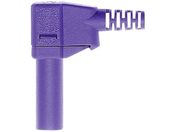 Stäubli SLS425-SW Sikkerhedslamelstik Stik, vinklet Stift-diameter: 4 mm Violet 1 stk