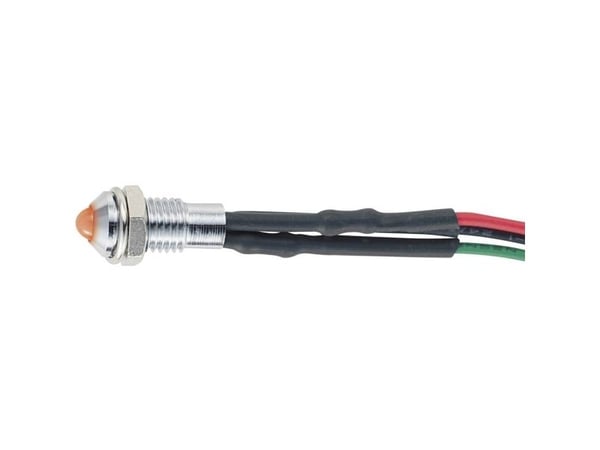 LED-monivärinen merkkivalo punainen, vihreä 12 V/DC BD-0609 12 V 12 V