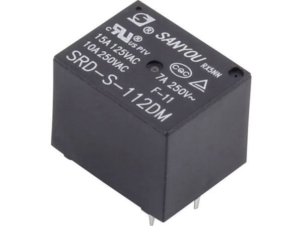TRU COMPONENTS SRD-S-112DM printrelé 12 V/DC 15 A 1 x sluttkontakt (1 stk.)