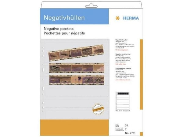 Plastlommer til negativer HERMA No. 7761