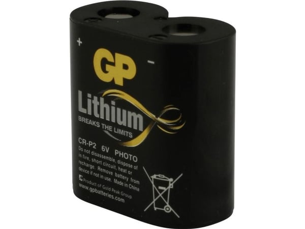 GP Batteries CR-P2, 6 V, Litium