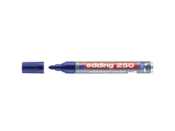 Tavlemarkør Edding 250 blå 1,5-3,0 mm (stk.)