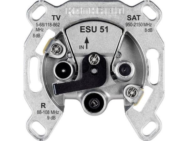 Kathrein ESU 51, Grå, Metall, 93 g, 70 mm, 70 mm, 40 mm