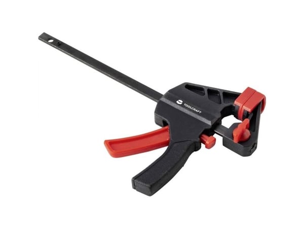 Spennfast tvinge TOOLCRAFT TO-6743691 spennvidde (max.) 100 mm lengde 180 mm utstikk 35 mm
