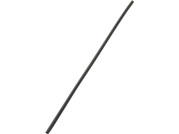 TRU COMPONENTS 1571494 Kutistusputket ilman liimaa Musta 20 mm 10 mm Kutistumisnopeus:2:1 2 m 2 m