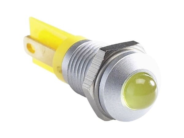 APEM Q8P1CXXY220E LED-merkkivalaisin Keltainen 230 V/AC Q8P1CXXY220E