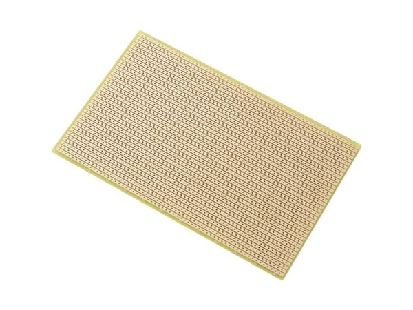 TRU COMPONENTS SU527427 Europrintplate epoksy (L x B) 16 x 10 cm, 35 µm, rutenett 2,54 mm, 1 stk