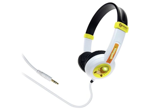 Geemarc KIWIBEAT Over Ear Headphones Wired Kids 5-Color, Green, Orange, Black, White Lättviktigt huvudband, volymkontroll, headset