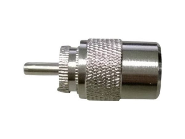 UHF-liitäntäpistoke, suora 75 Ω 1 kpl.