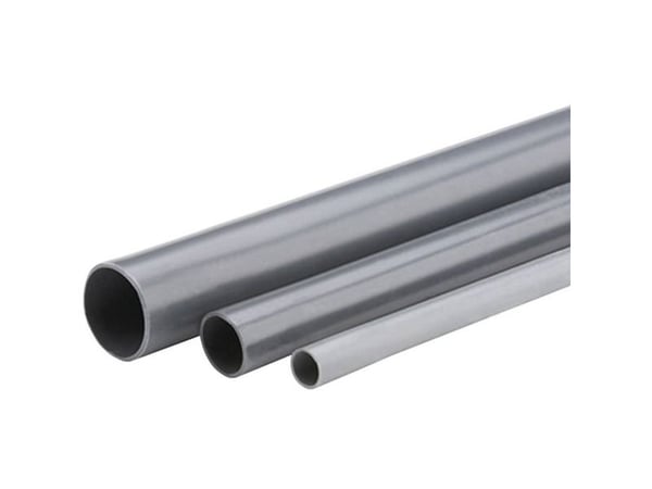 Fiap 2492, Avløpsrør, Polyvinylklorid (PVC), Grå, 1 m, 2,5 cm, 1,5 mm