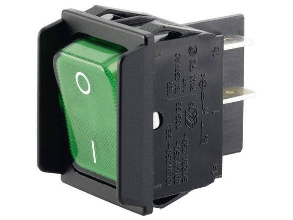 Marquardt 1835.3608 Vaihtokytkin 01835.3608-00 250 V/AC 16 A 2 x Off/On IP40 Napsautus 1 kpl