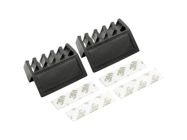 TRU COMPONENTS CHDO-BK/2S Kaapelipidike Itsekiinnittyvä 1378462 Musta 1 kpl