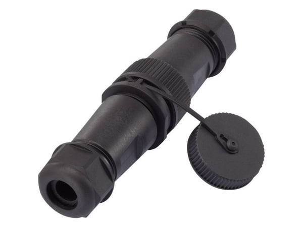 TRU COMPONENTS 1094580 rundstiftadapter pin rett til rett tilkobling samlet poltall: 3 1 stk