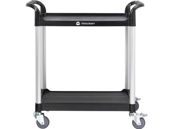 TOOLCRAFT 1296213 Servicevogn Farve:Sort, Sølv