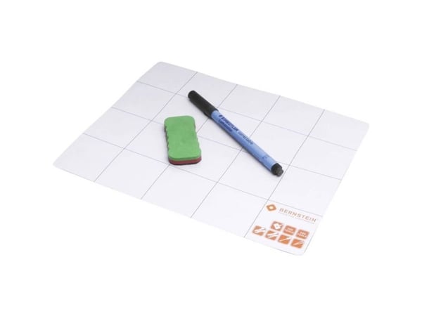 ARBEJDSMÅTTE GUMMI MAGNETISK ENKELT 20X25CM