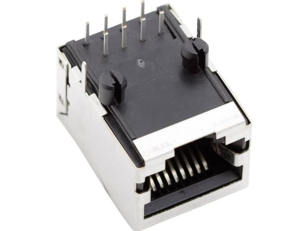 BEL Stewart Connectors SS64800-031F Modulært monteringsfeste, uskjermet, SS64800-031F Tilkobling/innbygging horisontalt, poltall: 8P8C, forniklet, ...