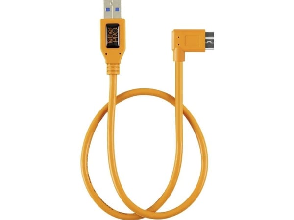 USB-kabel Tether Tools Pro USB 3.0 Micro-B (50 cm, orange)