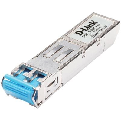 D-Link DEM 310GT - SFP (mini-GBIC) transceivermodul - 1GbE - 1000Base-LX - LC - opp til 10 km - 1310 nm - for DGS 12XX; DWS 3024; DXS 1100, 1210, 3...