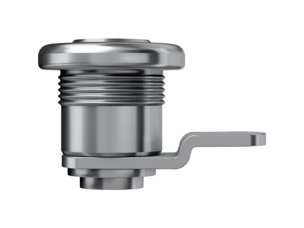 BASI HS 322 KD, Lås for postkasse, Nikkel, Galvanisert metall