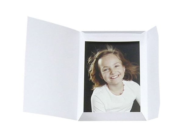 Daiber 09032, Fotoark kartong, Hvit, 130 mm, 180 mm, 100 stykker