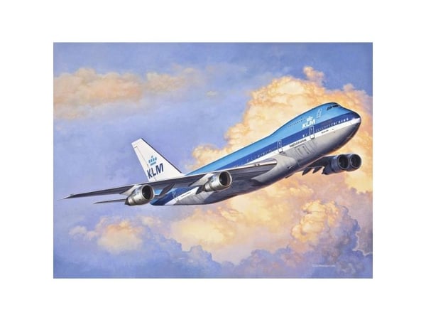 Revell Boeing 747-200, Flymodell med fastvinge, Monteringssett, 1:450, Boeing 747-200, Plast, Mellom
