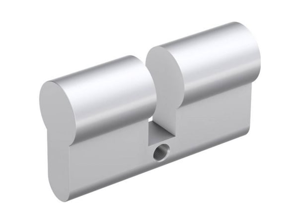 BASI BZ 100 30/30, Europrofilsylinder, Nickel, 1 stykker, 181 g, 1,7 cm