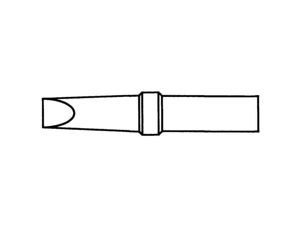 Weller 4ETB-1, Weller, Metallisk, 1 stykker, 0,8 mm, 2,4 mm, 34,5 mm