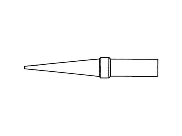Weller 4ETOL-1, Loddespiss, Weller, 1 stykker, 0,8 mm, 43,5 mm