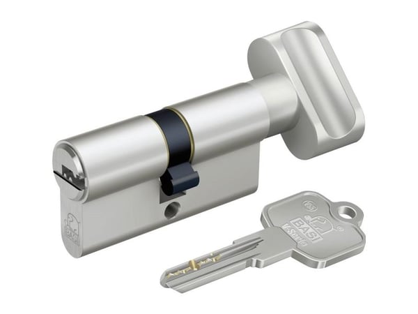BASI V55 - K35/30 mm KA, Europrofilsylinder, Nickel, 5 stykker, 1 stykker, 390 g, 1,7 cm