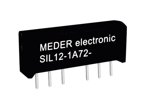 StandexMeder Electronics SIL05-1A72-71L Reed-rele 1 x rajakytkin 5 V/DC 1 A 15 W SIL-4