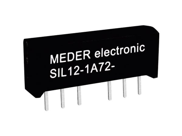 StandexMeder Electronics SIL12-1A72-71L Reed-rele 1 x rajakytkin 12 V/DC 1 A 15 W SIL-4