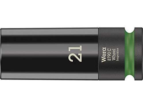 Wera 8790 C, Impact socket, Svart, 1 hoder, Metrisk, 21 mm, 32 mm