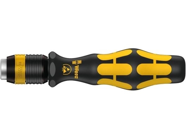Wera Series ESD 813 R - Skrutrekkerhåndtak - 90 mm - 6.35 mm