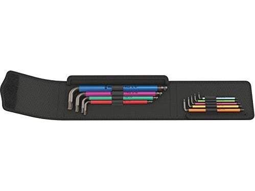Wera 05022639001, L-formet hex-nøkkelsett, Imperisk, 9 stykker, 255 mm, 110 mm, 40 mm