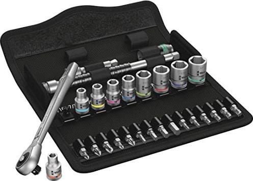 Wera 8100 SA 10, 28 kpl, Musta, Hopea