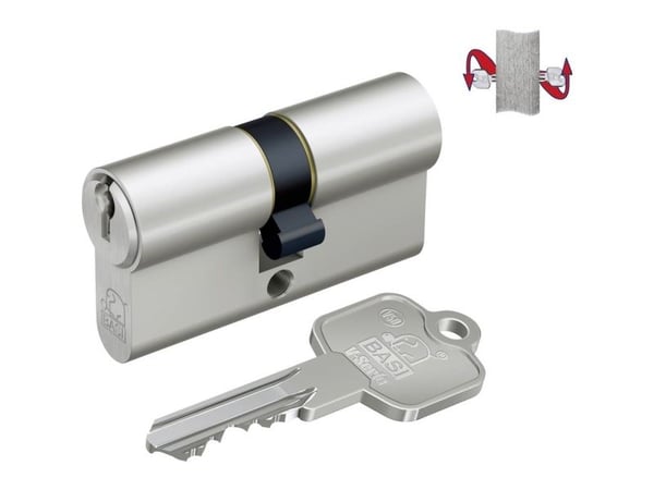 BASI V5220-2735, Europrofilcylinder, Silver, 3 styck, 1 styck, 240 g, 1,5 cm