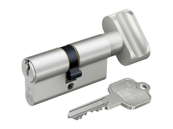 BASI V5030-0000, Europrofilsylinder, Sølv, 3 stykker, 1 stykker, 290 g, 1,5 cm