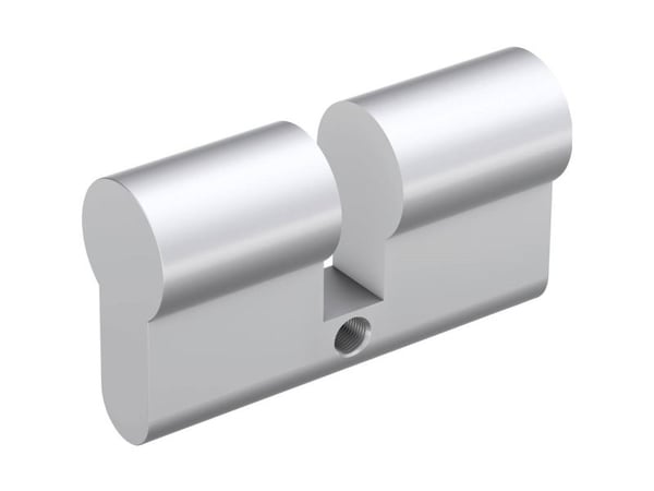 BASI BZ 100 35/45, Europrofilsylinder, Nickel, 1 stykker, 246 g, 1,7 cm