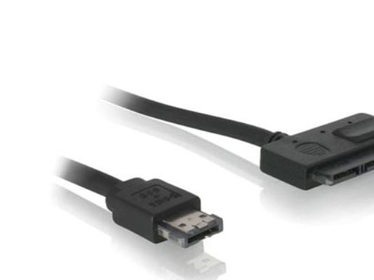 DeLOCK Power Over eSATA till SATA ström och HDD-kabel, 5V, 0,5m