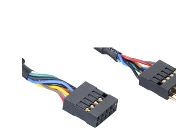 Akasa EXUSBI-40 - USB-förlängningskabel - USB 2.0 - 40 cm - svart