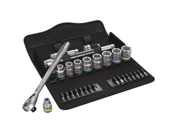 Wera 05004051001, 9 stykker, Sort, Rustfritt stål, Sort, 3/8", Tsjekkisk Republikk, 1,48 kg