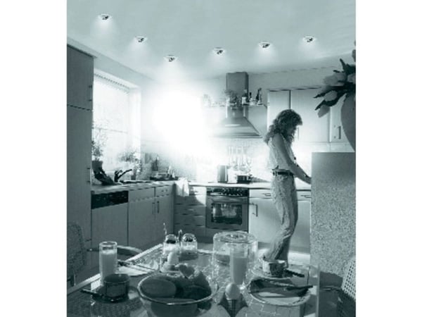 Paulmann 17953 premium innbyggingsring halogen GU5.3 50 W - hvit