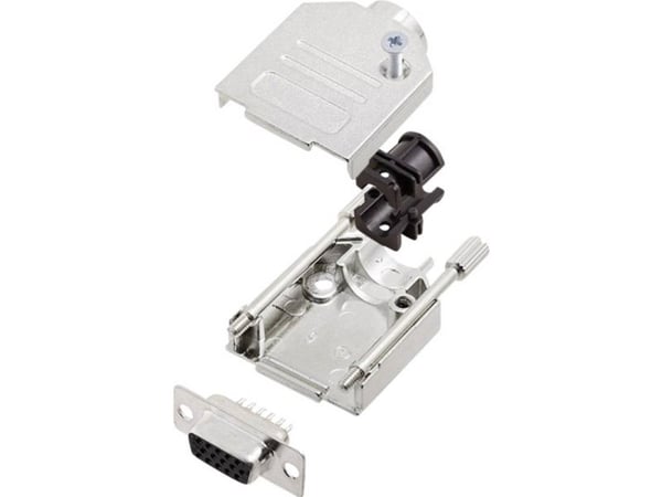 encitech DTZK09-HDS15-K 6355-0012-11 D-SUB-kiskosarja 180° Napojen lukumäärä: 15 juotospäätä 1 sarja