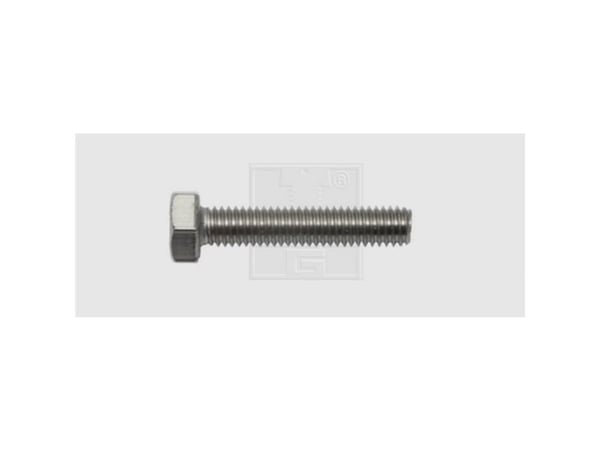 SWG 96126067 sekskantskrue M12 60 mm utvendig sekskant DIN 933 rustfritt stål A2 (15 stk)